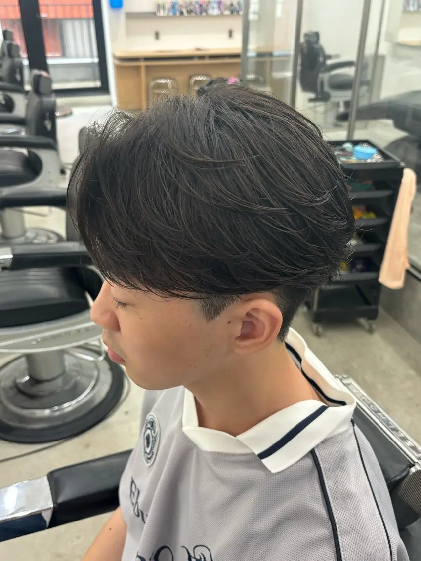 パーマ メンズ カット パーマ トリートメント 土岐/メンズ専門 パーマ特化美容師🌀のヘアスタイル