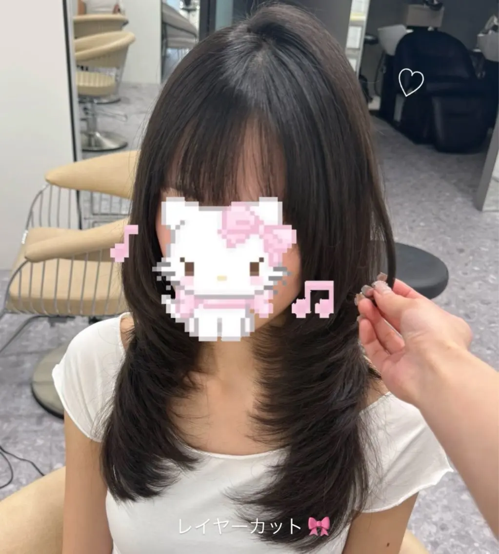 ロング 透明感カラー/アレン ジ/misaki🎀のヘアスタイル
