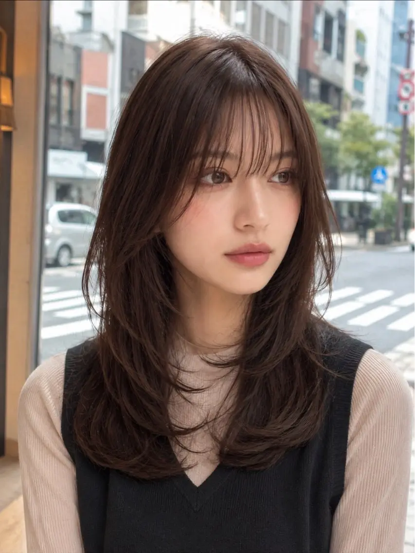 ロング パーマ 縮毛矯正 トリートメント 髪のお悩み解決✨️ 美髪縮毛🍒リオ🍒のヘアスタイル