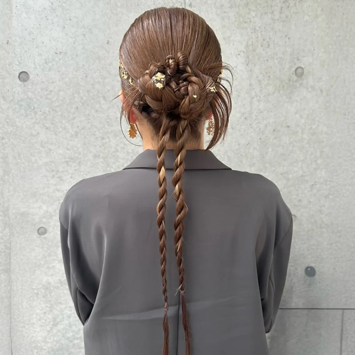 ヘアアレンジ ヘアセット 🎀髪質改善🎀潤艶 ストレート💖くるみのヘアスタイル