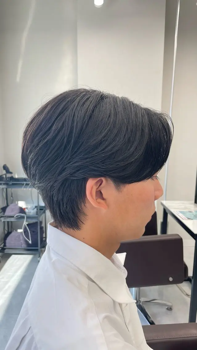 ミディアム パーマ メンズ特化AMITY SHINGOのヘアスタイル