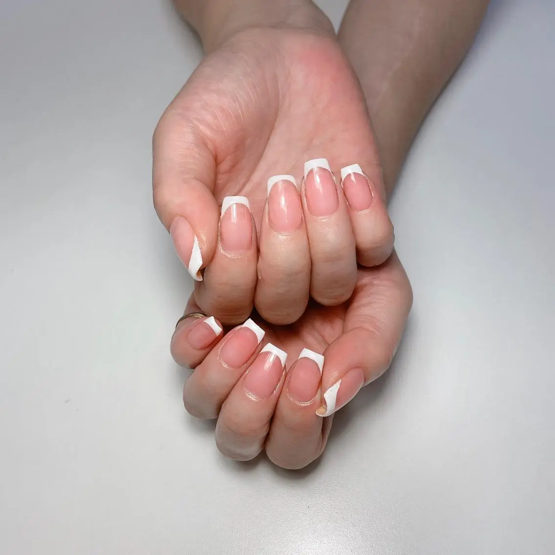 ネイル フレンチネイル ハンドネイル nailsalon REJOICEのネイルデザイン