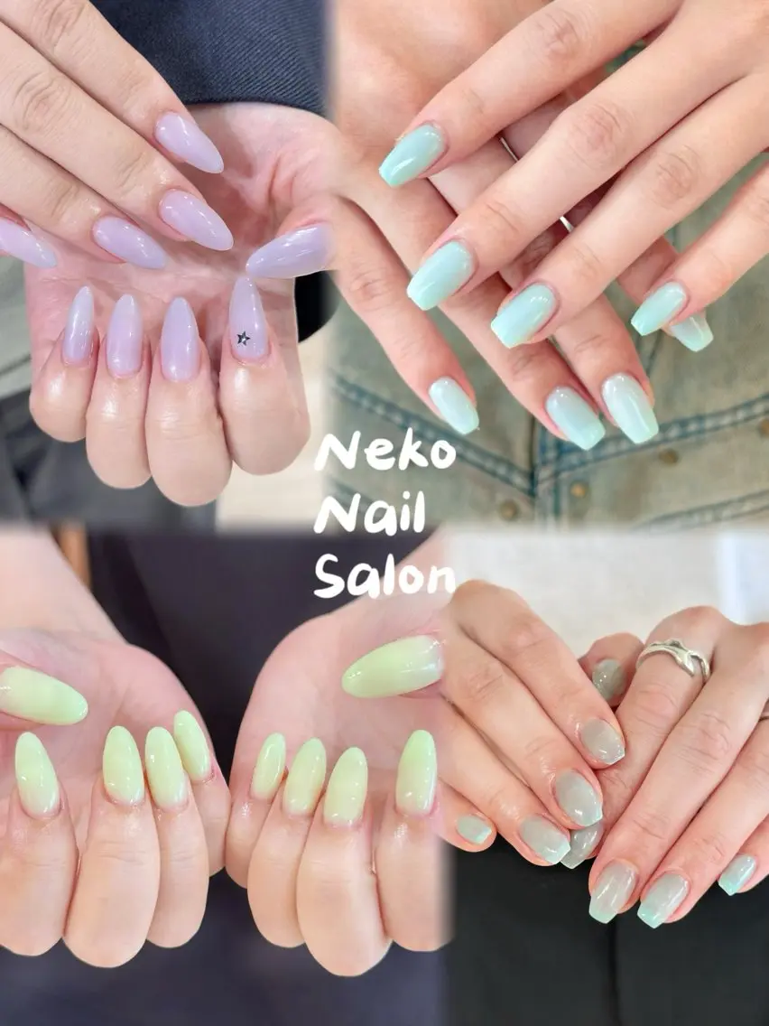 ネイル ワンカラーネイル ハンドネイル neko nailのネイルデザイン