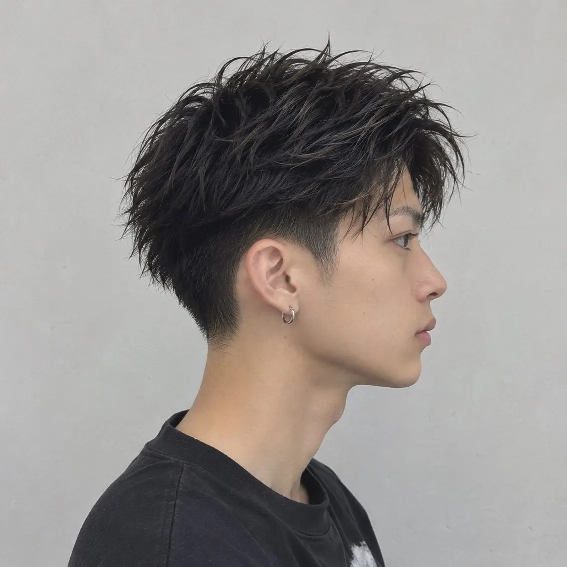 ショート メンズ ツーブロック カット 椎木 優斗のヘアスタイル