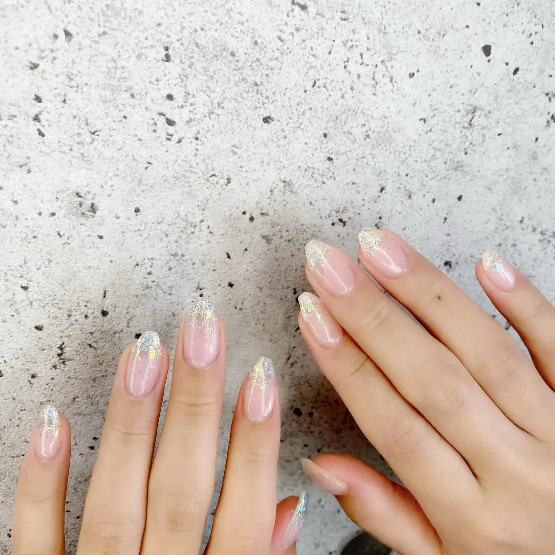 ミディアム カラー パーマ ヘアアレンジ メンズ キッズ ネイル マツエク・マツパ グラデーションカラー オーロラネイル グラデーション 夏ネイル Salon Ｋのネイルデザイン