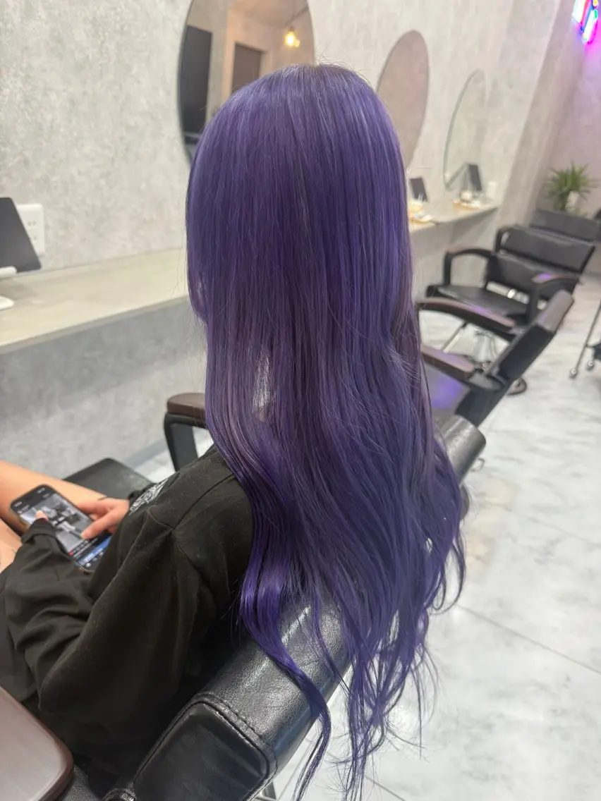 ロング カラー 🌺ハイトーン🌺 矢葺 なぎさ🌺🌺のヘアスタイル