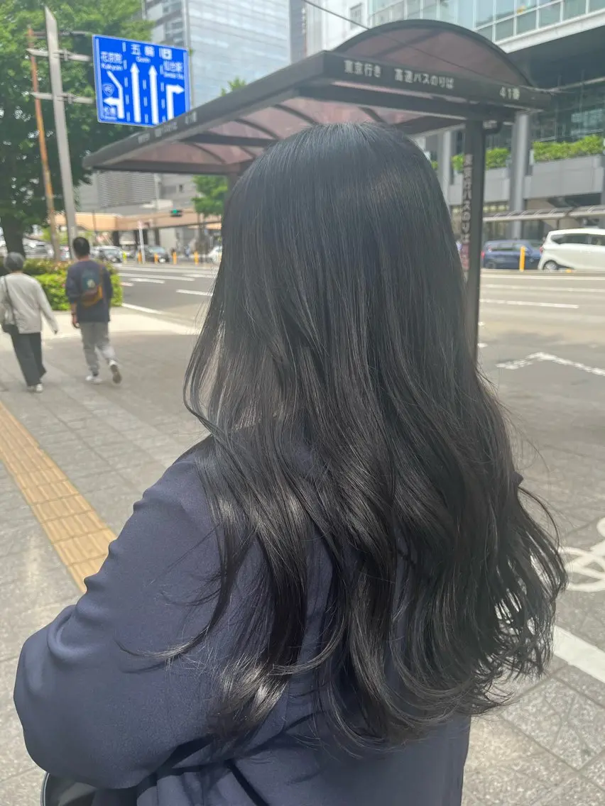 ロング ロング ヘアセット 美眉styling 🩵CHIHIROのマツエク・マツパデザイン