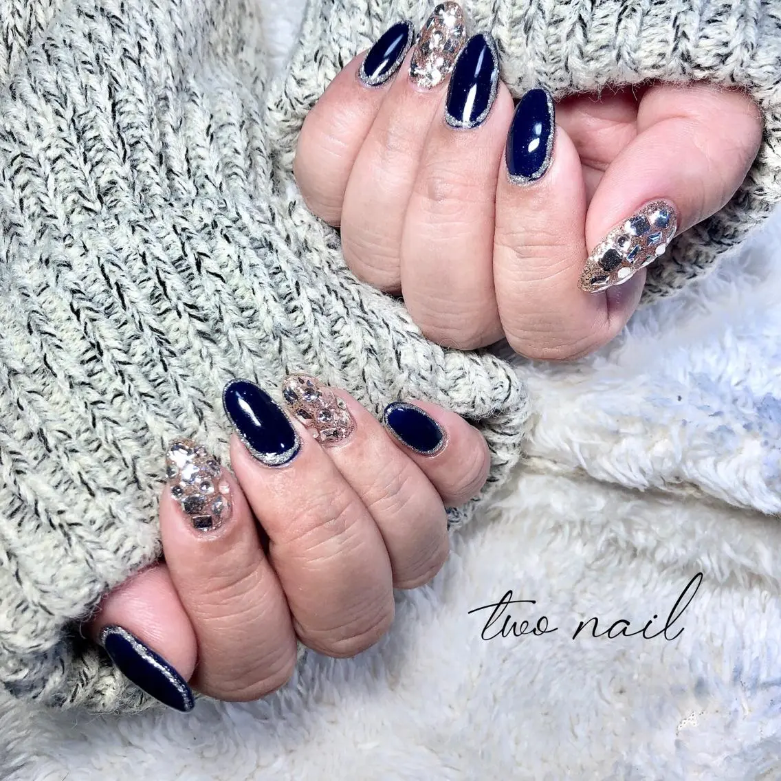 ネイル アートネイル フットネイル ハート ニュアンスネイル ホワイト two nailのネイルデザイン
