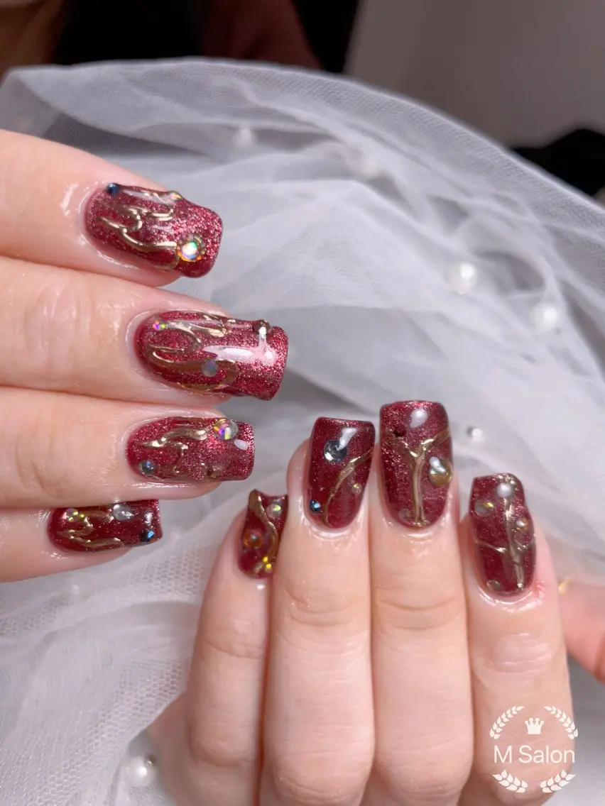 ネイル フレンチネイル マグネットネイル ニュアンスネイル オフィスネイル ワンカラーネイル ハンドネイル Mnail _KKのネイルデザイン