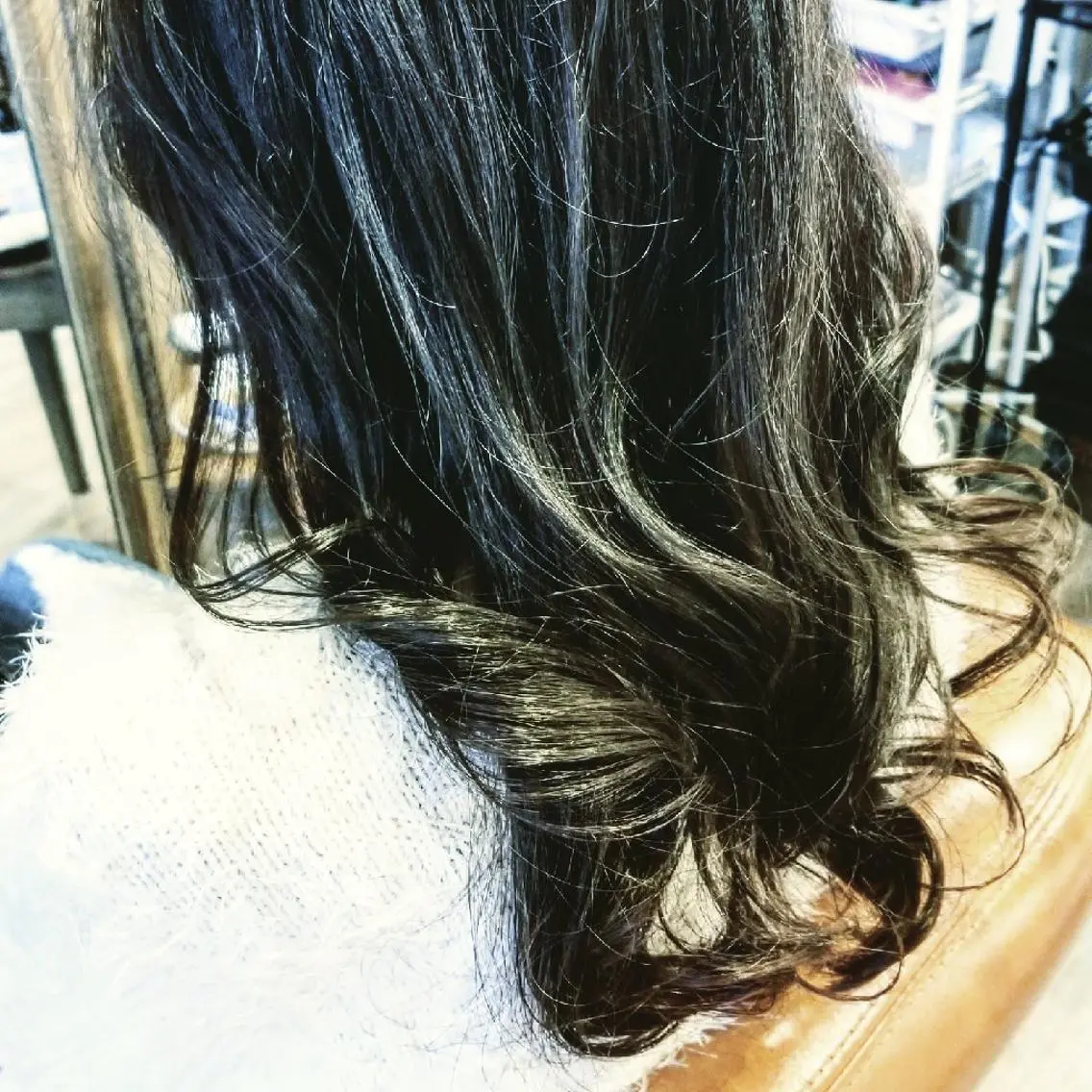 ロング カラー アディクシーカラー バレイヤージュ イルミナカラー 外国人風カラー レイヤーカット ヘアカラー トリートメント spa hair  ark 富井直美のヘアスタイル