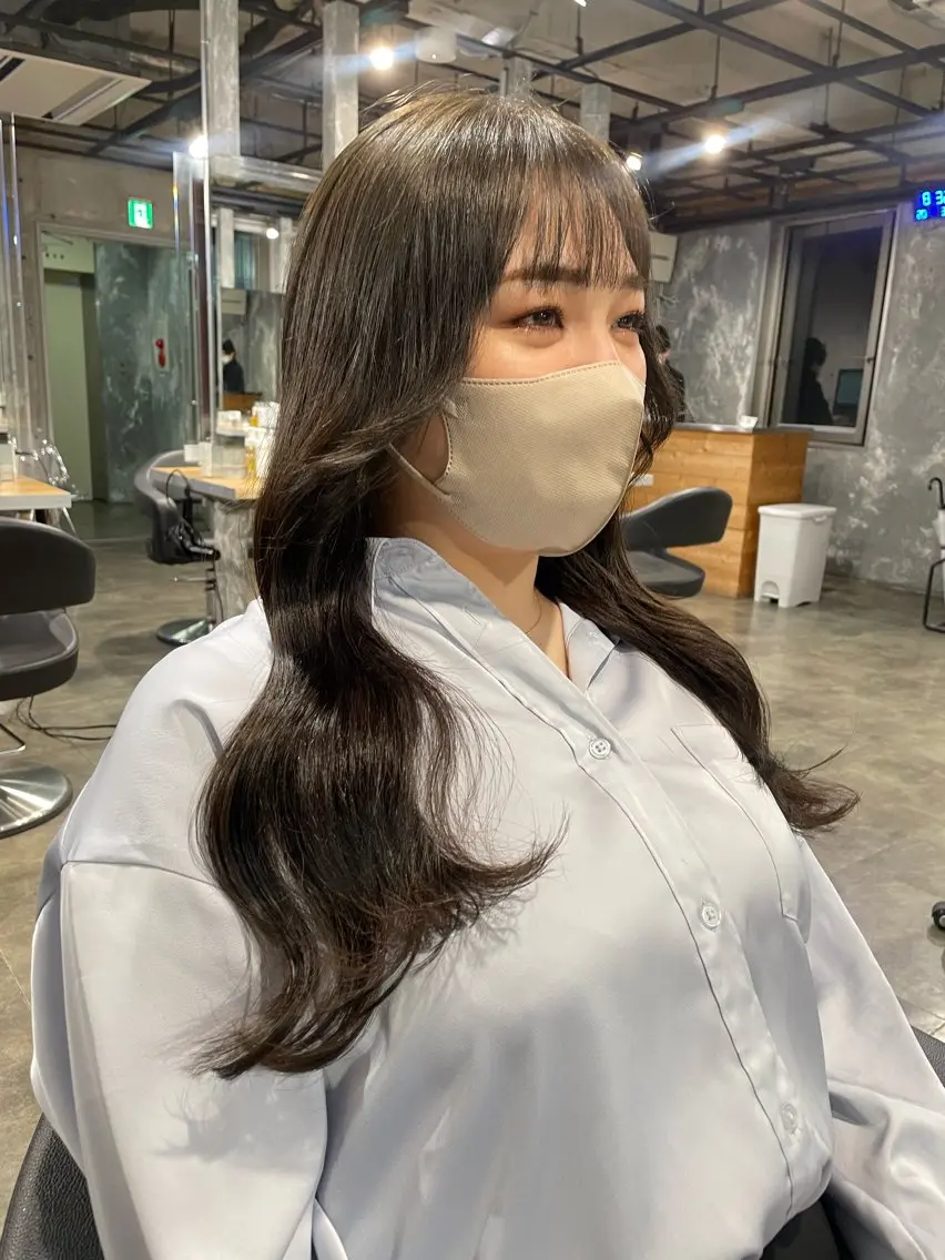 ロング カラー ベージュカラー オリーブベージュ alicetokyo 🦋宮葉🦋のマツエク・マツパデザイン