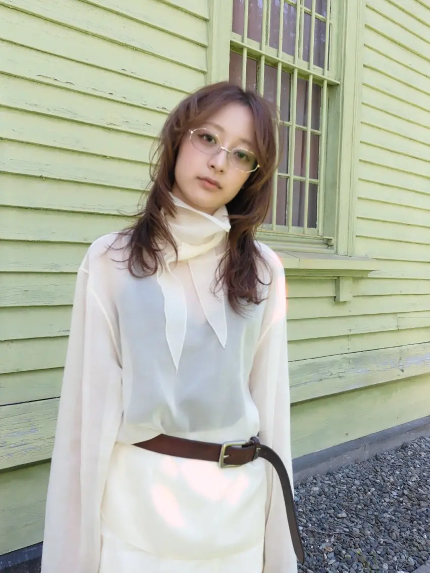 セミロング 奥野 涼香のヘアスタイル
