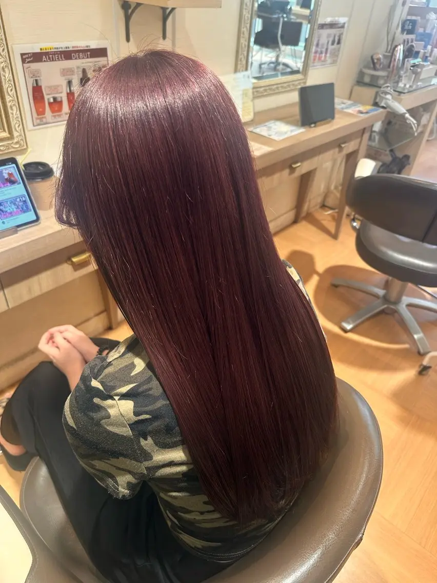 ロング ヘアカラー 【yuni】 コタロウのヘアスタイル