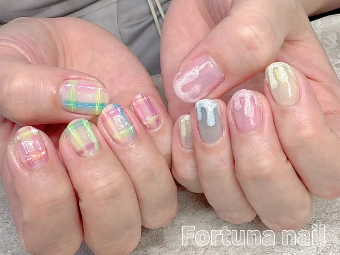 ネイル 持ち込み Nail •Head スパFortunaのネイルデザイン