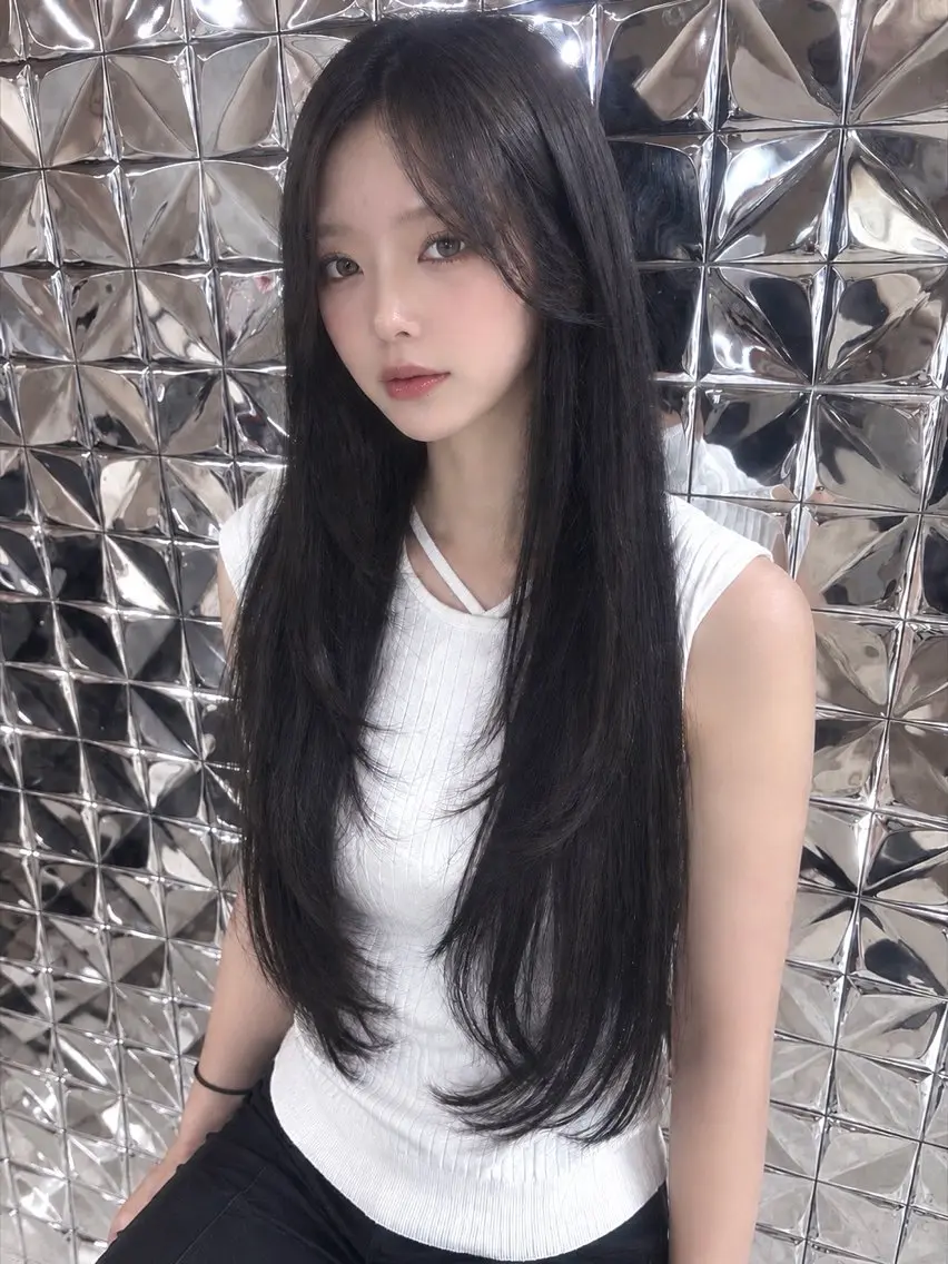 ロング デザインカット エクステ エクステ ラブスタシー博多店/ Lilyのヘアスタイル