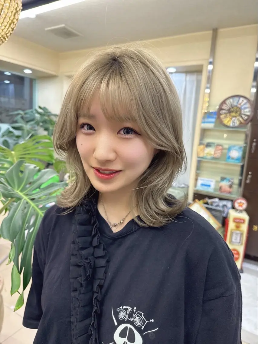 ミディアム カット 似合わせカット✨/ EARTH森町長尾のヘアスタイル