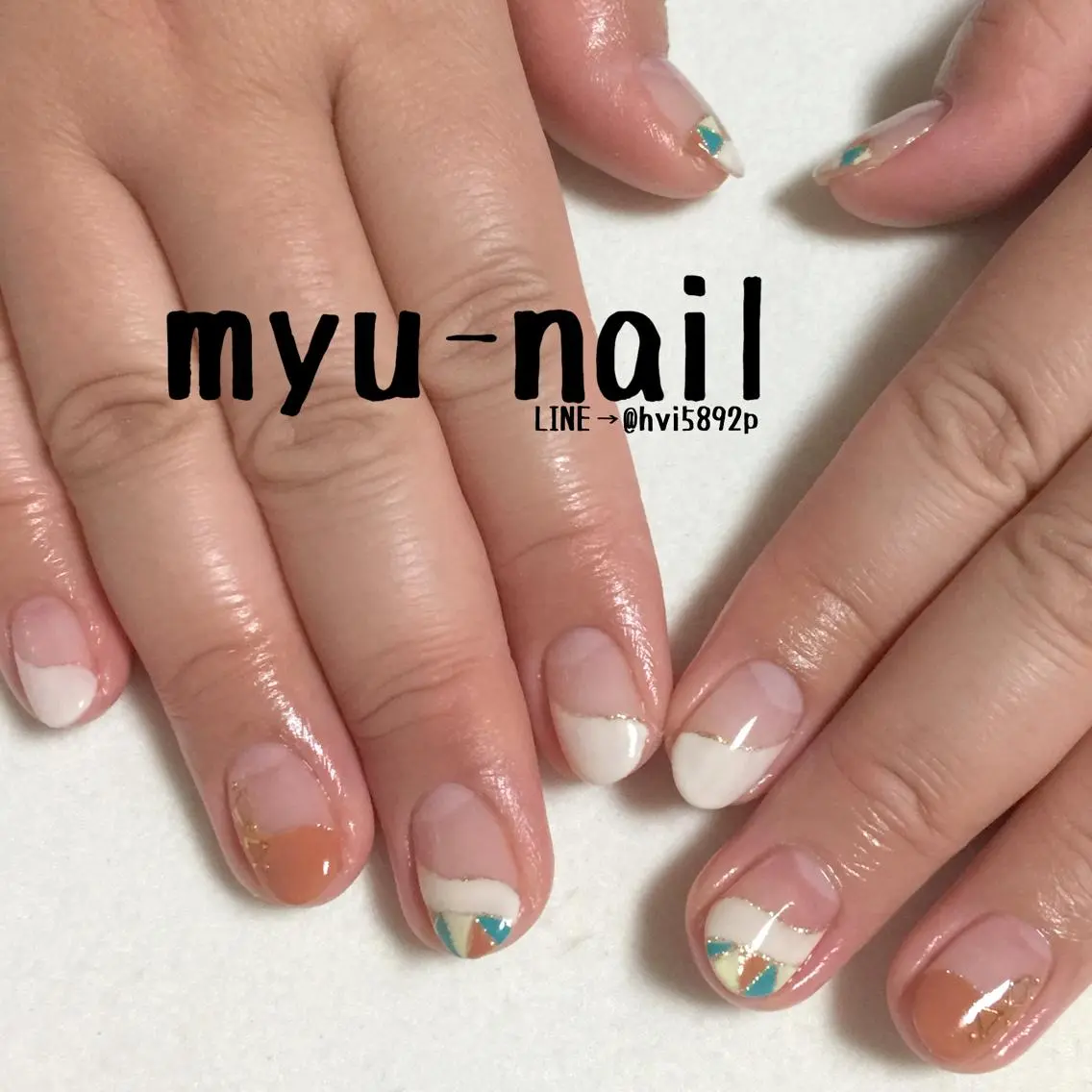 ネイル ハンドネイル ホームサロン myu-nailのネイルデザイン