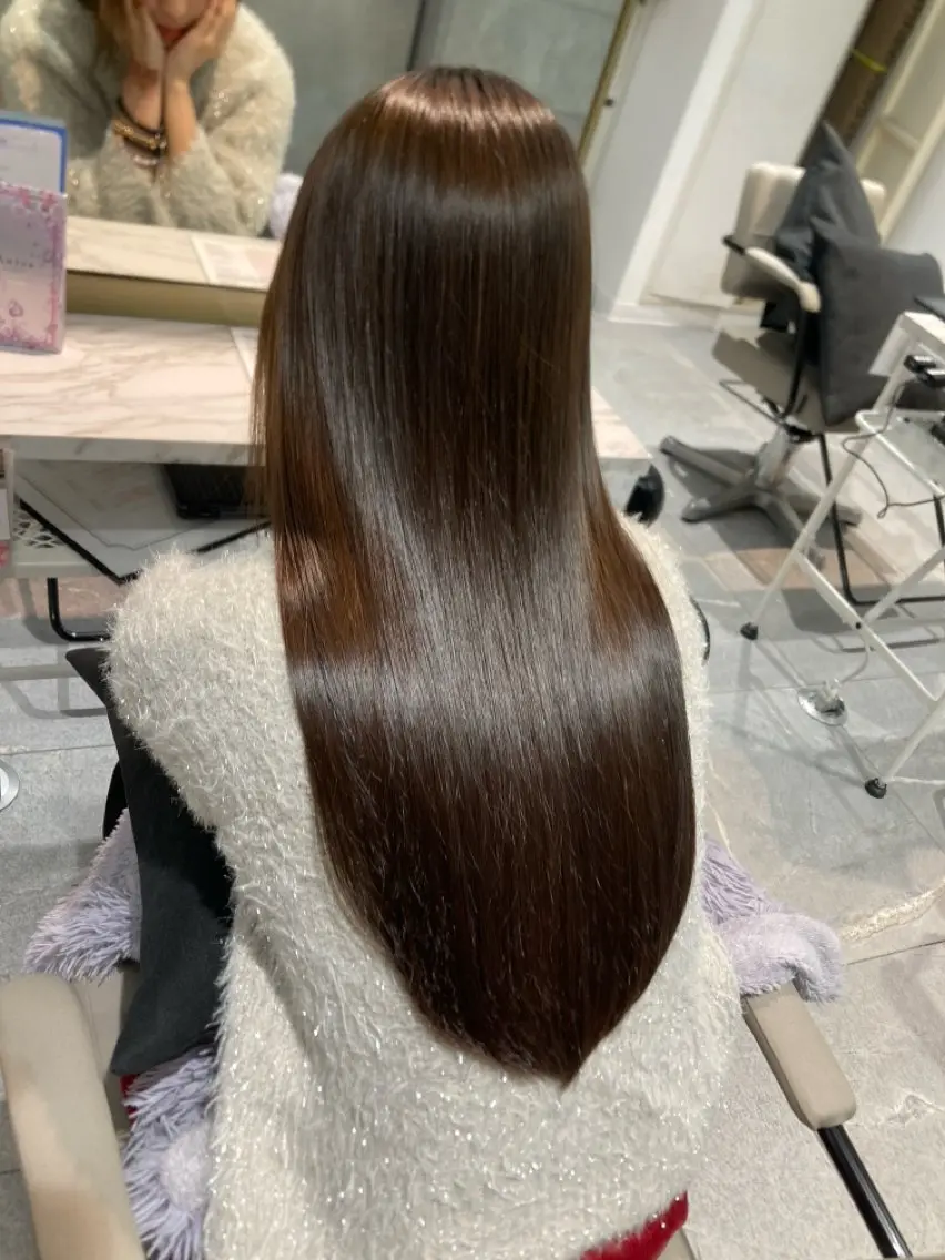 ロング 縮毛矯正 ✨️髪質改善✨️長嶋 美春のヘアスタイル
