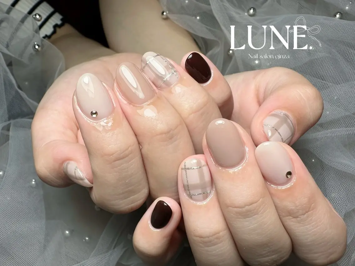 ネイル ハンドネイル LUNE nail salon 銀座のネイルデザイン