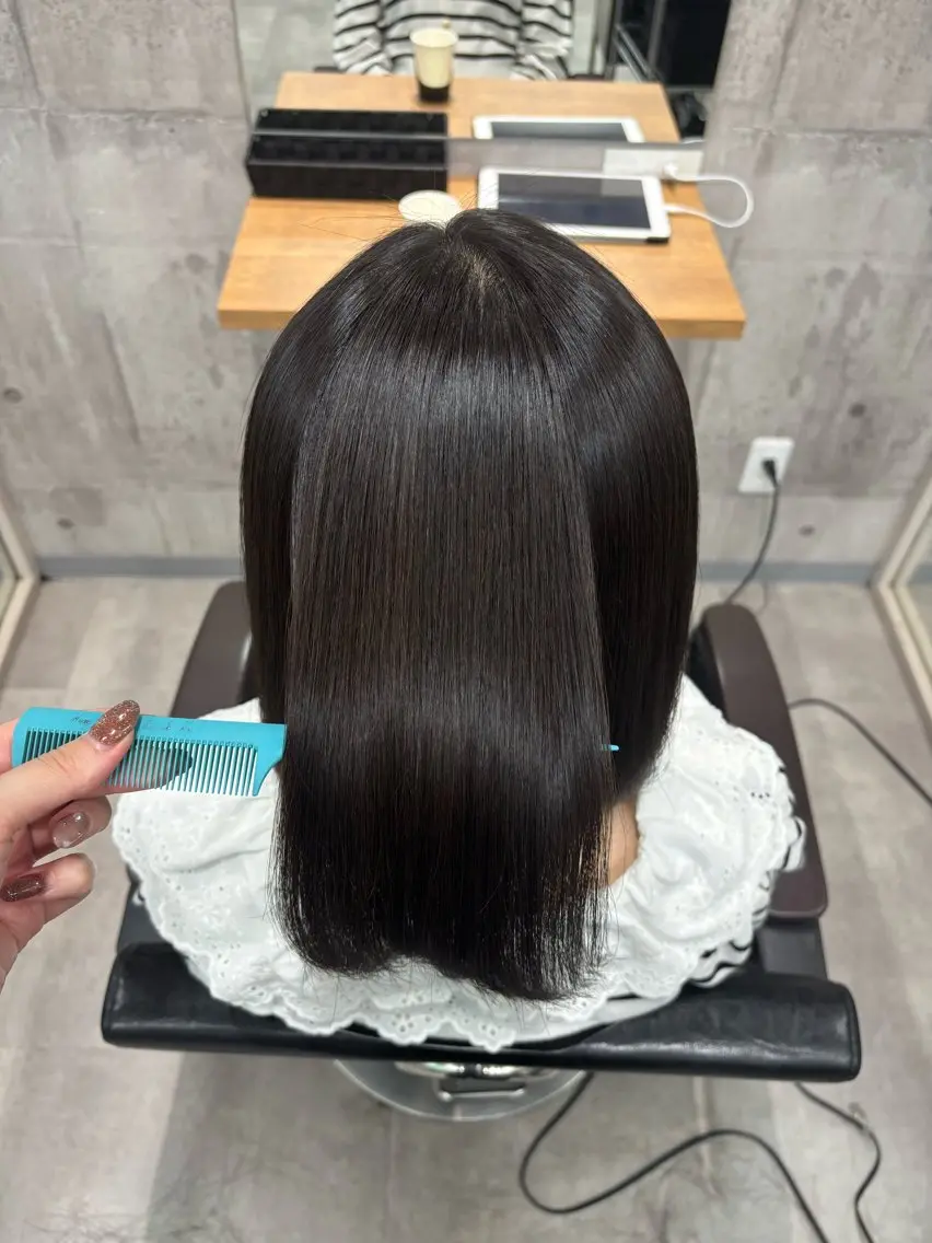 《プレミアム🌟》カット+TOKIO縮毛矯正💖の写真