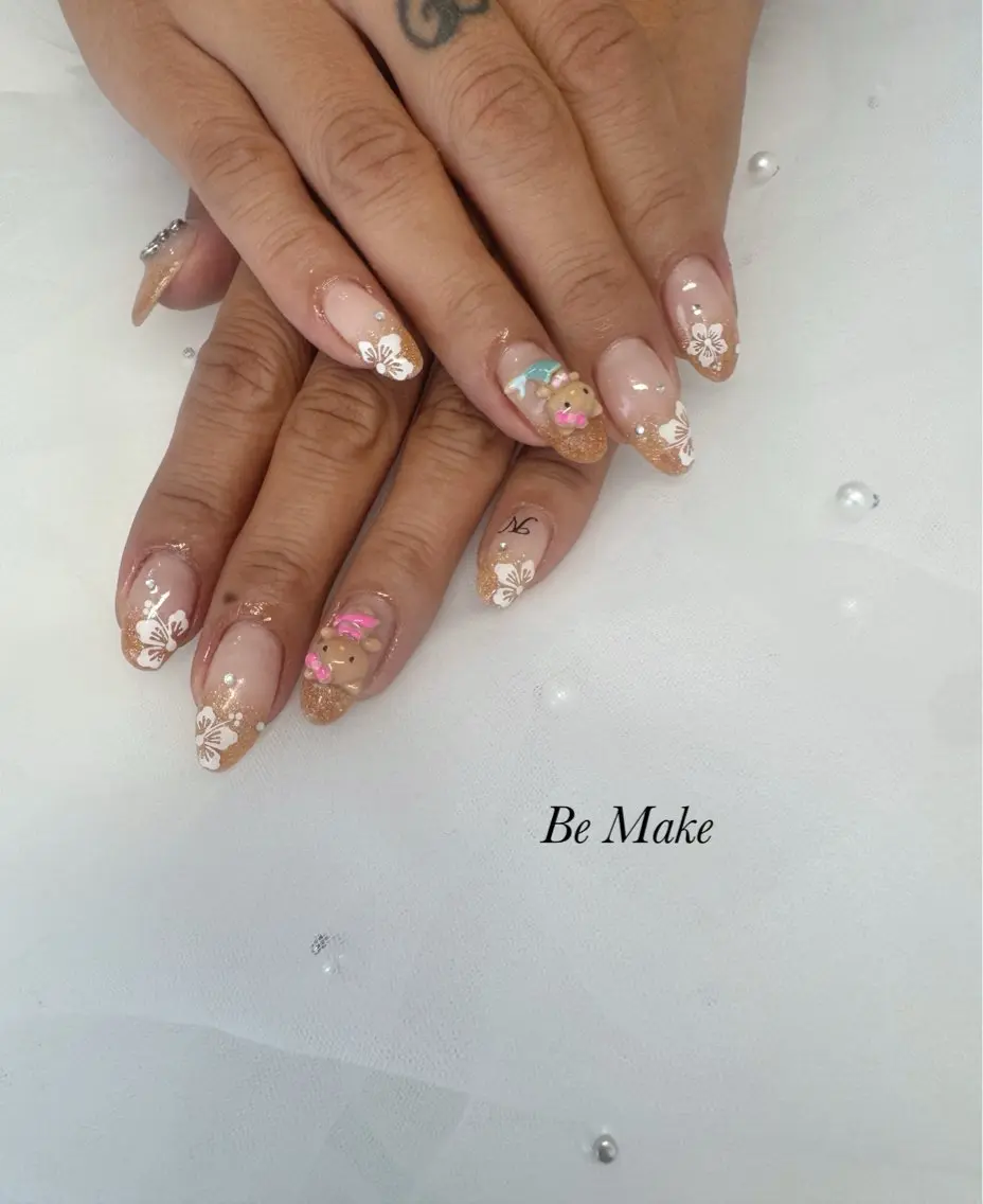ネイル ジェルネイル ハードジェル 持ち込み nail salon Be Makeのネイルデザイン