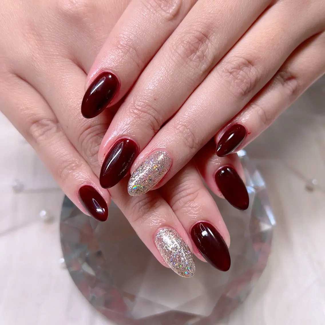 ネイル オフィスネイル ワンカラーネイル シンプルネイル 冬ネイル Cute Tips nailのネイルデザイン