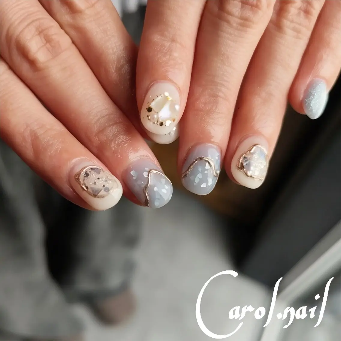 ネイル マグネットネイル carol nailのネイルデザイン