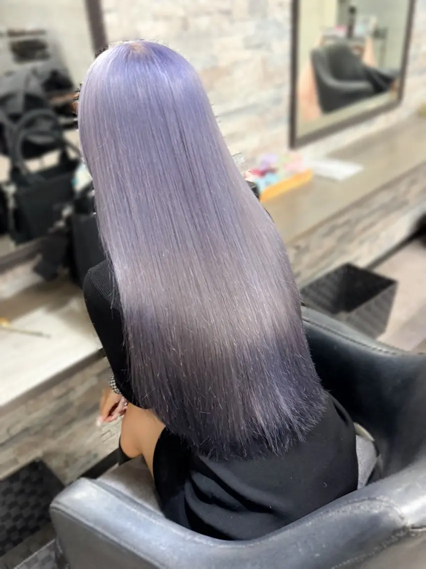 ロング カラー ハイトーンエクステ 🎩カズキ🎩のヘアスタイル