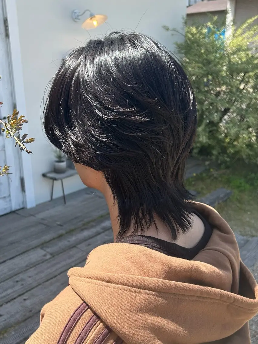 ショート メンズ カット 水谷 優華のヘアスタイル