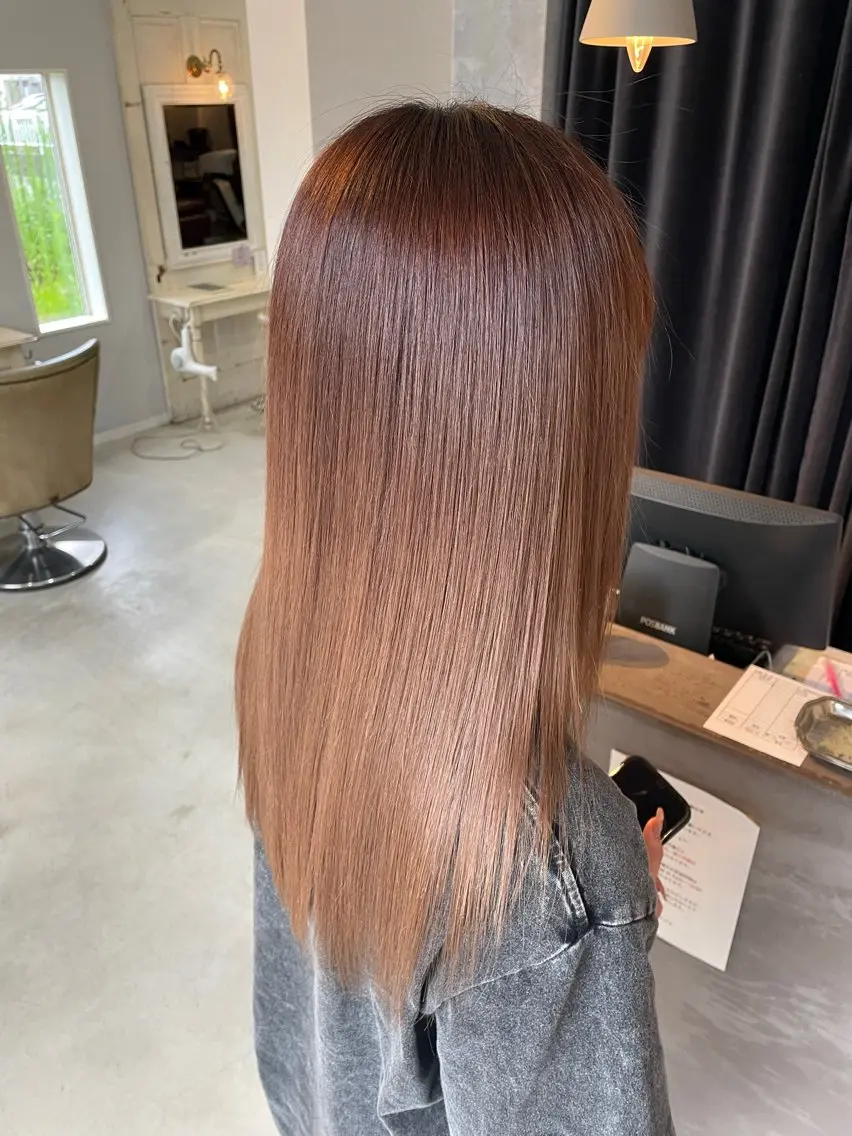 セミロング ヘアカラー トリートメント Matsubara asuka  ☪︎のヘアスタイル