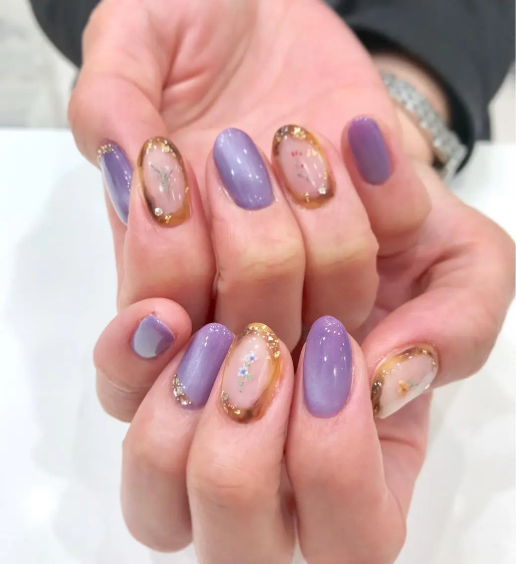 ネイル べっ甲ネイル Ash関内ネイリスト 荒木のネイルデザイン
