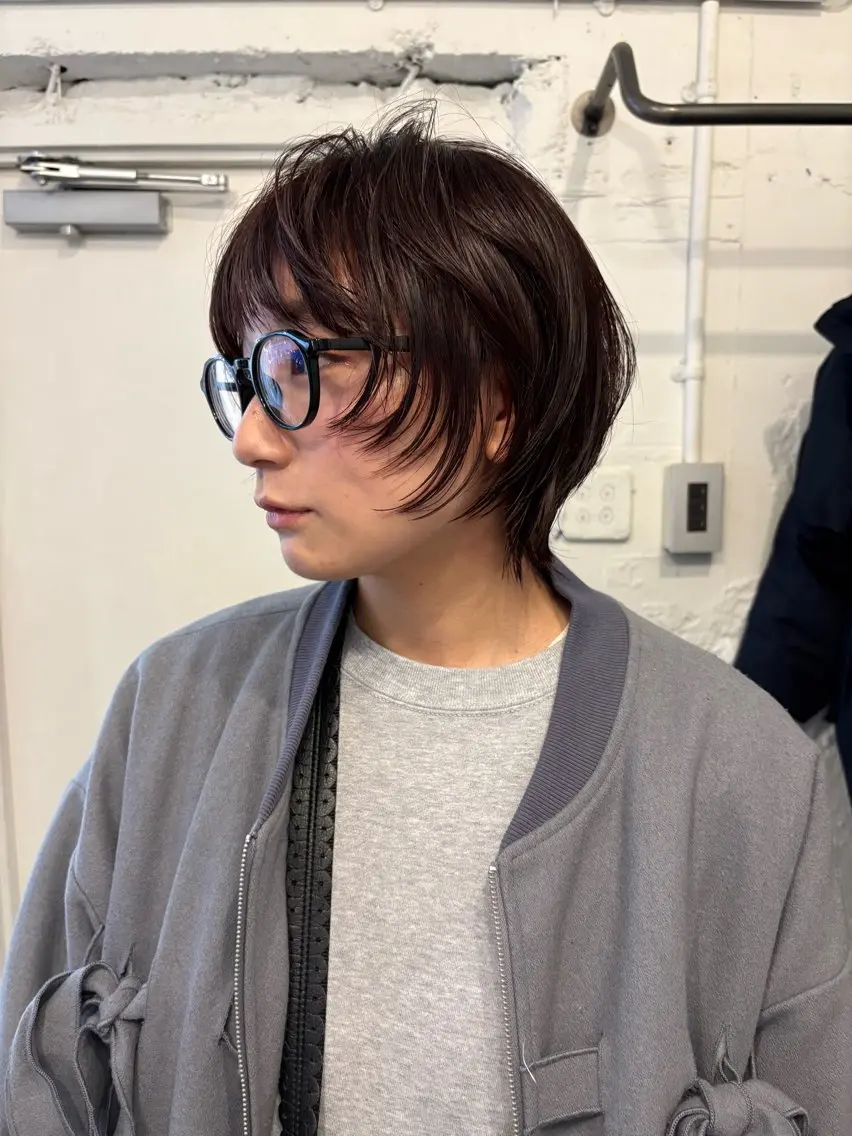 ショート カット ヘアカラー トリートメント ✴︎UNU ✴︎モエカのヘアスタイル