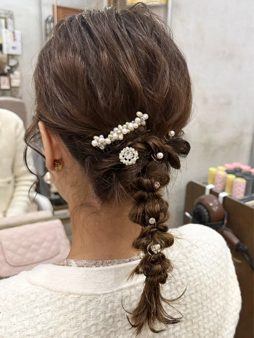 セミロング ヘアセット モデル様募集中/ 吉祥寺/ほえみのヘアスタイル
