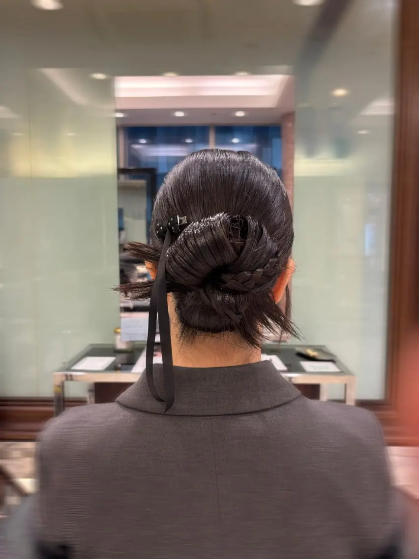 ミディアム ヘアアレンジ ヘアセット 銀座🌿ヘア アレンジ🌿さやかのヘアスタイル