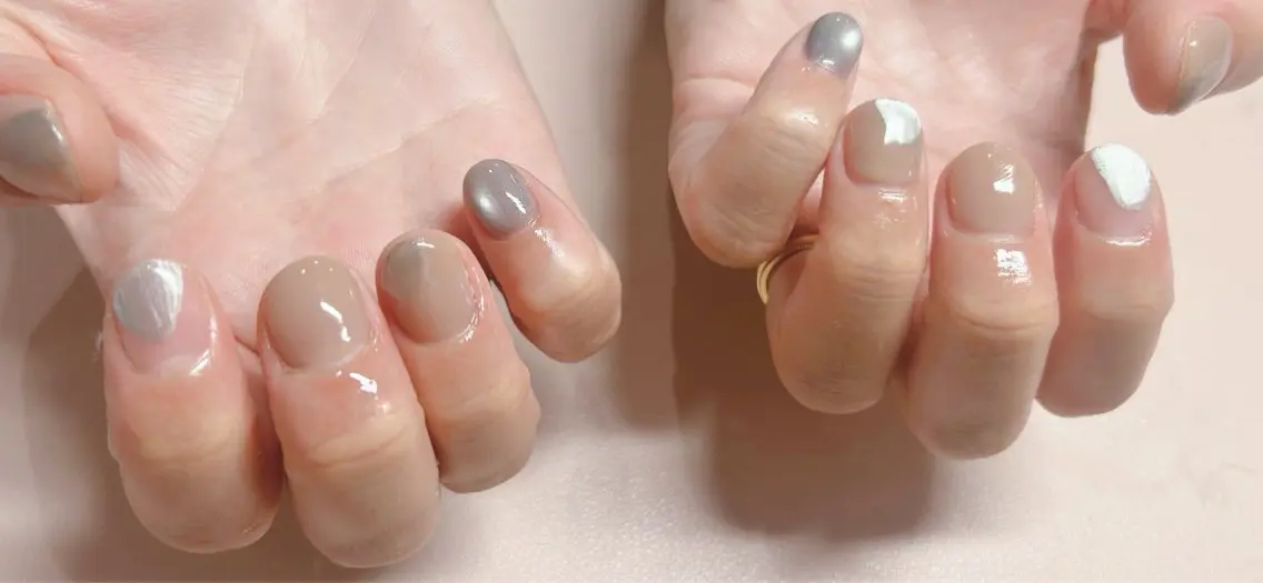 ネイル ニュアンスネイル Rairianail 室橋舞のネイルデザイン