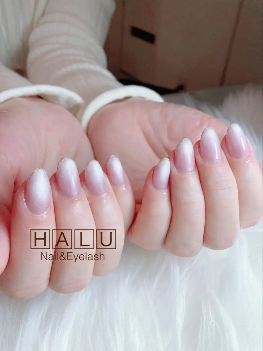 ネイル ラメ(グリッター) HALU ハルのネイルデザイン