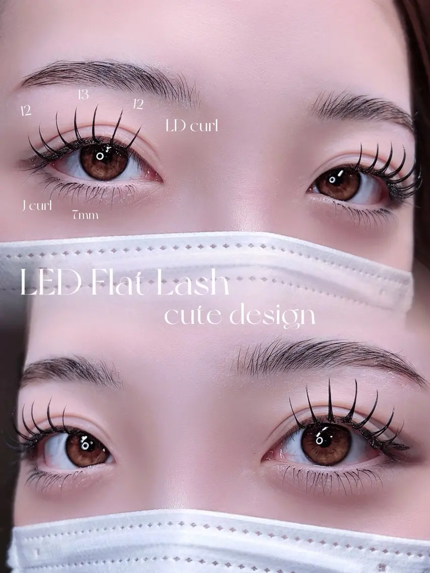 LED🌕 ⟡.·負担軽減🫧上下フラットラッシュ 上120本下40本🤍オフ有+550円の写真
