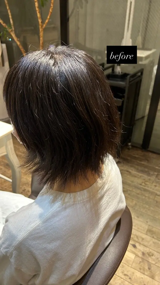 ショート 縮毛矯正 渋谷/縮毛矯正✨ 惺虎のヘアスタイル