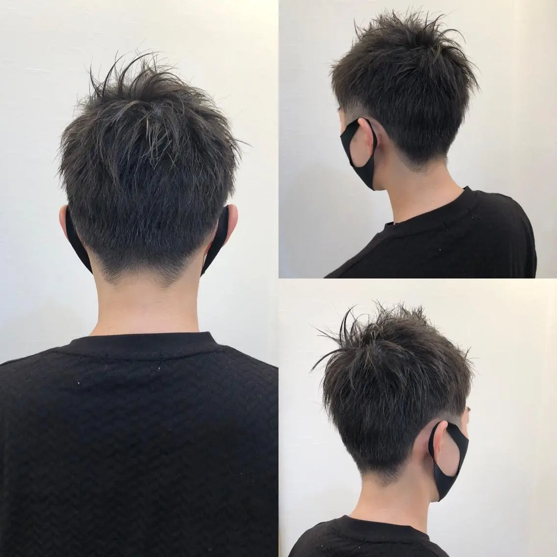 メンズ カット ヘッドスパ ツノガイ エリのヘアスタイル