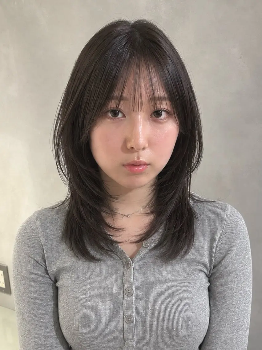 セミロング カット トリートメント レイヤーカット TENSHOのヘアスタイル