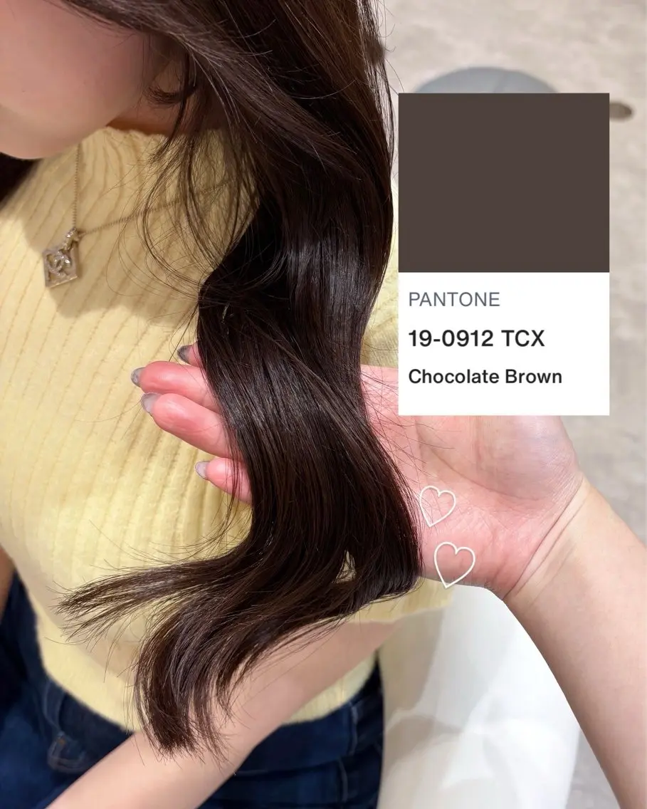 ロング カット ヘアカラー トリートメント 上品♡韓国レイヤー 🤍のの🤍のヘアスタイル