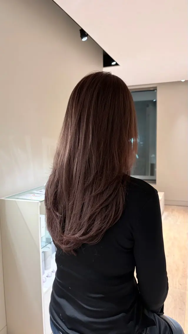 ロング レイヤーカット Raykyoto烏丸 kahoのヘアスタイル