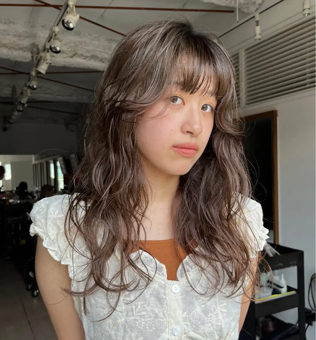 ロング カラー ブラウンカラー 透明感カラー カットモデル募集中 IKUMI🎀のヘアスタイル
