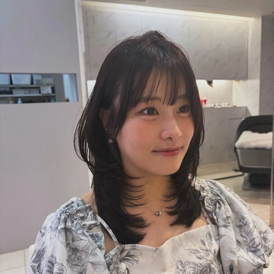 【🙇♀️お写真を撮らせていただける方🙇♀️】🍇ハッシュカット+艶カラー+オージュアトリートメント🍇の写真