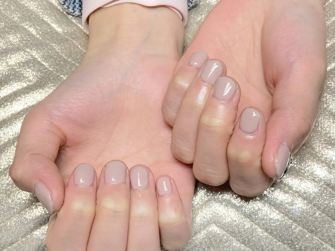 ネイル ワンカラーネイル Twineight. Tsuka🩵のネイルデザイン