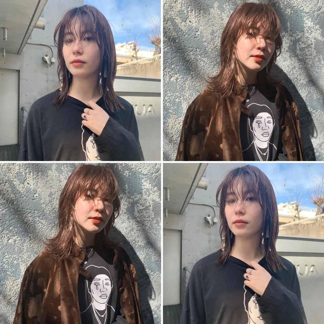 ミディアム カラー 透明感×艶カラー🤎 🌟YOSHIKIのヘアスタイル