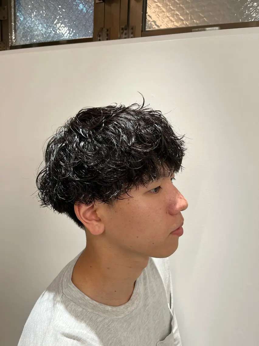 ミディアム カット パーマ こじま しょういちのヘアスタイル