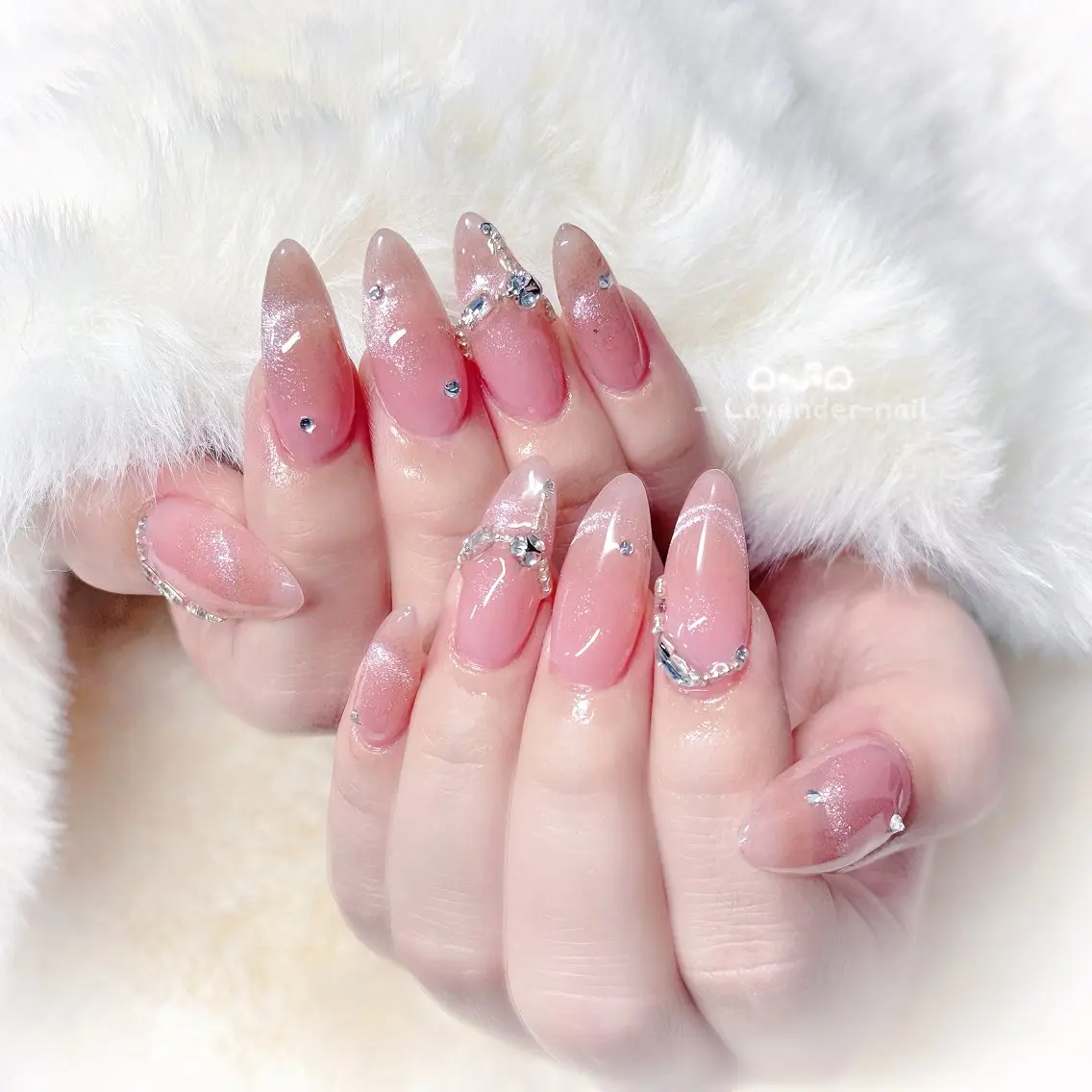 ネイル ハンドネイル Lavender nail·中島公園のネイルデザイン