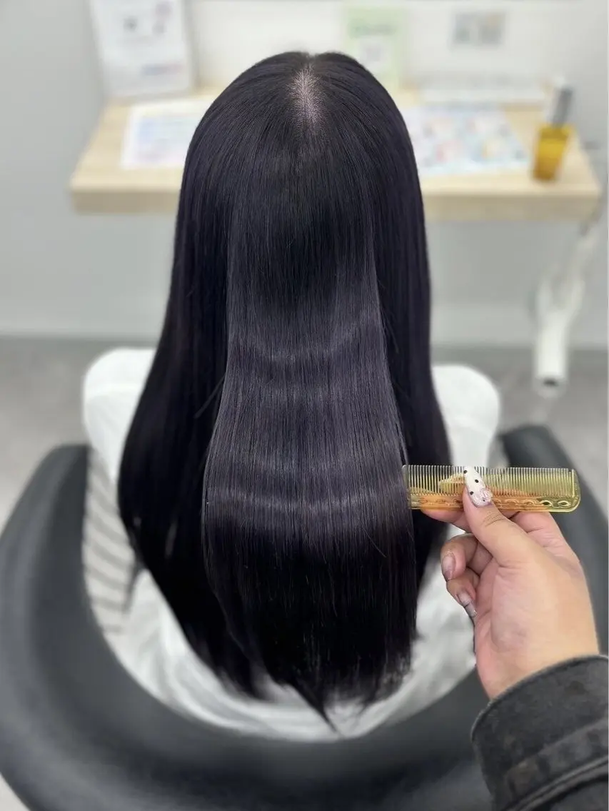 カラー+Aujua4stepトリートメントの写真