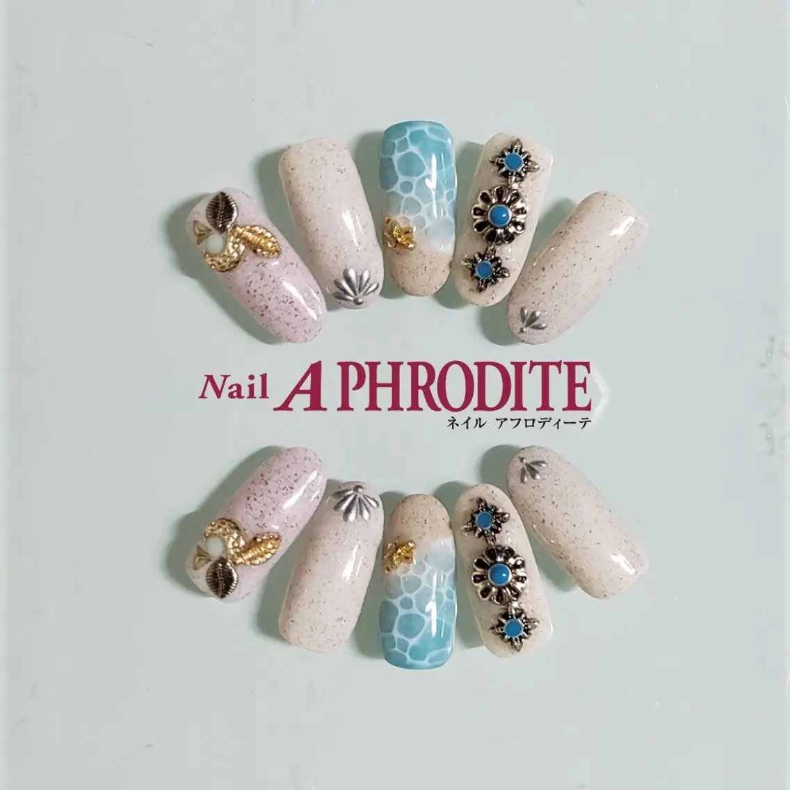 ネイル ジェルネイル ニュアンスネイル スカルプネイル ソフトジェル ネイルチップ ハンドネイル Nail Aphroditeのネイルデザイン